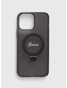 Puzdro na mobil Guess iPhone 13 Pro Max 6.7" čierna farba