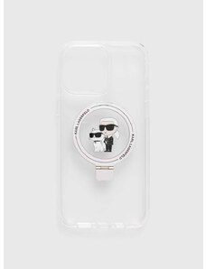 Puzdro na mobil Karl Lagerfeld iPhone 14 Pro Max 6.7" priehľadná farba