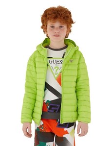 Detská bunda Guess zelená farba
