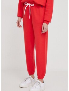Tepláky Polo Ralph Lauren červená farba, jednofarebné, 211943009