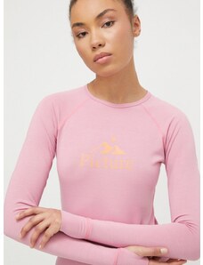 Funkčné tričko s dlhým rukávom Picture Milita ružová farba