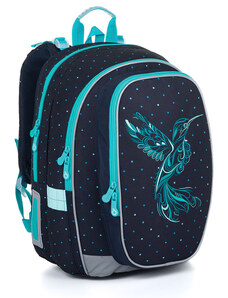 Školská taška s výšivkou kolibríka Topgal MIRA 24009