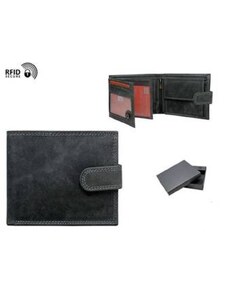 Grafitová pánska peňaženka s prackou