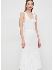 Šaty Pinko biela farba, maxi, áčkový strih, 102957.A1N9