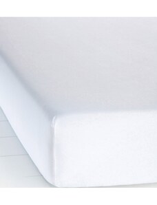 bonprix Napínacie plachta „Džersej mikrovlákno“, farba biela, rozm. 2ks v balení 100/200 cm