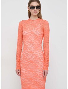 Šaty Pinko oranžová farba, mini, priliehavá, 102923.A1LG