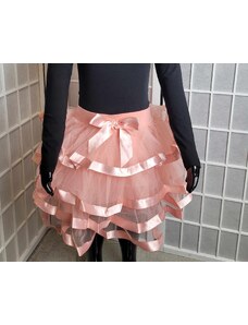 Dievčenská sukňa broskyňová