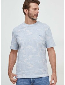Bavlnené tričko Armani Exchange pánske, vzorovaný, 3DZTEU ZJ9JZ