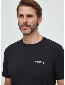 Tričko Guess JOE pánsky, čierna farba, s potlačou, U4RM01 K6YW0