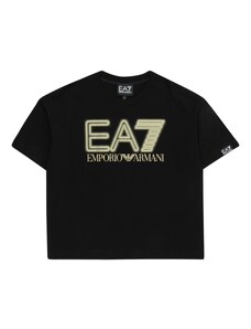 EA7 Emporio Armani Tričko svetložltá / čierna