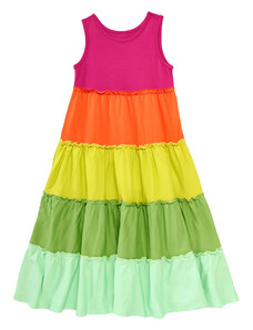 JAKO-O - Dievčenské farebné šaty č.80/86