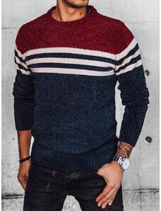 Dstreet Trendy pánsky granátovo-červený sveter