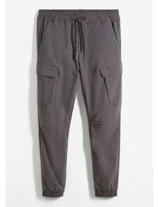 bonprix Termo nohavice, Regular Fit, s vreckami, rovné, farba šedá