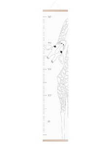 Eulenschnitt Nástenný detský meter Giraffe