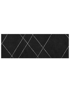Eulenschnitt Predložka do kúpeľne Lines Black 150 x 50 cm