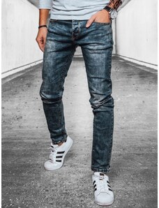 Dstreet Trendy pánske modré džínsové nohavice