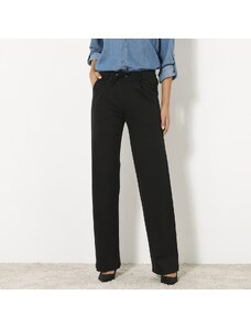 Blancheporte Rovné nohavice z úpletu Milano čierna 036
