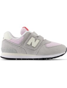 Detské topánky New Balance PV574GNK – sivé