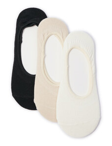 Orsay Set of three pairs of women's socks in cream, beige and black - Women