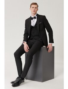 ALTINYILDIZ CLASSICS Men's Extra Slim Fit Slim Fit Vest Tuxedo Tuxedo.