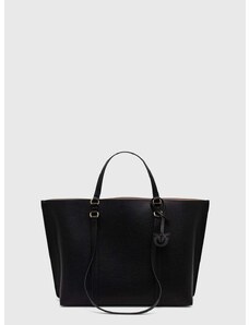 Kožená kabelka Pinko čierna farba, 102832.A1LF