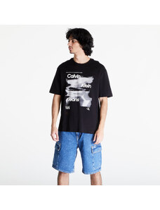 Pánske tričko Calvin Klein Jeans Diffused Logo Short Sleeve Tee Black