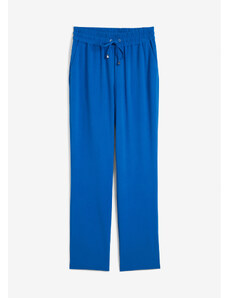 bonprix Nohavice s vysokým pásom, 7/8 nohavice s pohodlným pásom, farba modrá, rozm. 54
