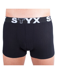 3PACK pánske boxerky Styx športová guma nadrozmer čierne (3R960) 4