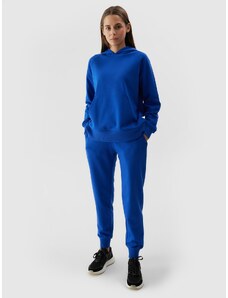 4F Dámske teplákové nohavice typu jogger - kobaltovo modré