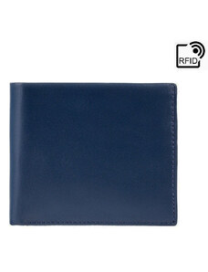 Tenká modrá pánska kožená peňaženka - Visconti (GPPN308)