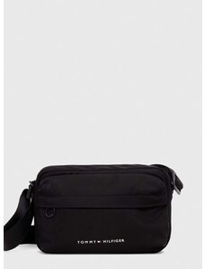 Malá taška Tommy Hilfiger čierna farba, AM0AM12201