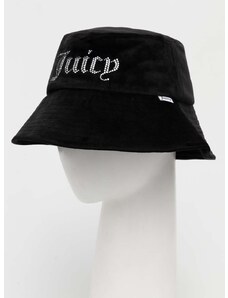 Zamatový klobúk Juicy Couture čierna farba