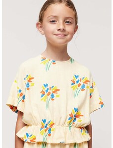 Detské tričko Bobo Choses žltá farba