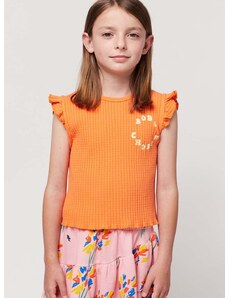 Detské tričko Bobo Choses oranžová farba