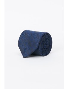 ALTINYILDIZ CLASSICS Men's Anthracite-Navy Blue Patterned Tie
