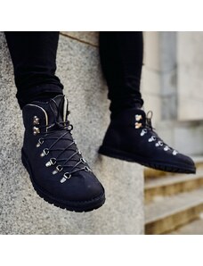 Vasky Highland Black - Dámske kožené členkové turistické boty čierne, ručná výroba jesenné / zimné topánky