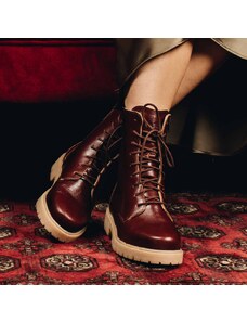 Vasky Lydie Zip Brown - Dámske kožené členkové topánky hnedé, dámske, ručná výroba jesenné / zimné topánky