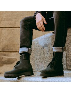 Vasky Farm Medium Black - Dámske kožené členkové topánky čierne, ručná výroba jesenné / zimné topánky