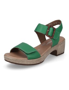 RIEKER Dámske sandále REMONTE D0N52-52 zelená S4
