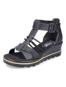 Dámske sandále RIEKER 67480-01 čierna S4