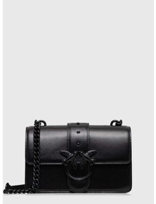 Kožená kabelka Pinko čierna farba, 100059.A124