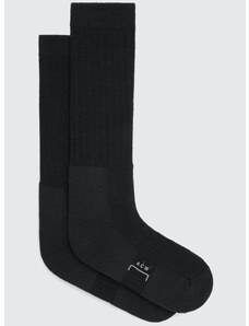 Ponožky A-COLD-WALL* LONG ARMY SOCK ACWMSK036, pánske, čierna farba