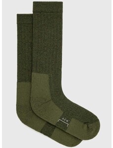 Ponožky A-COLD-WALL* LONG ARMY SOCK ACWMSK036, pánske, zelená farba