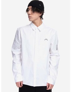 Bavlnená košeľa A-COLD-WALL* Pawson Shirt ACWMSH078 WHITE pánska, biela farba, regular, s klasickým golierom