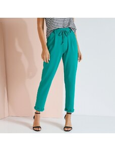 Blancheporte Chino nohavice z Milano úpletu zelená 036