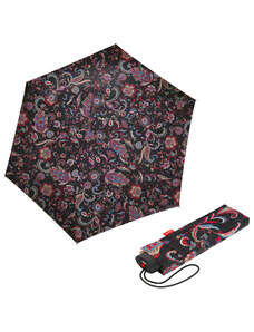 Reisenthel Pocket Mini Paisley Black - dámsky skladací mini dáždnik