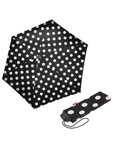 Reisenthel Pocket Mini Dots White - dámsky skladací mini dáždnik