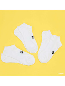 Pánske ponožky Under Armour 3Pack Core No Show Socks White
