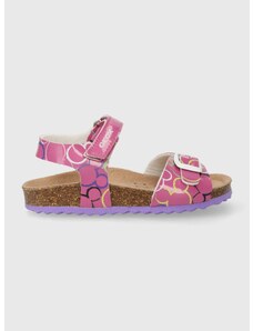 Detské sandále Geox ADRIEL ružová farba