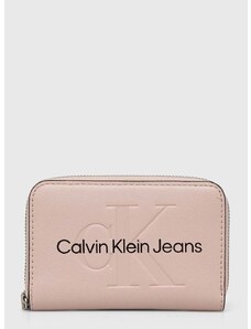 Peňaženka Calvin Klein Jeans dámsky,biela farba,K60K607229